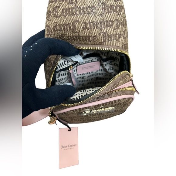 Juicy Couture Chestnut Chino Raising Star Sling Backpack